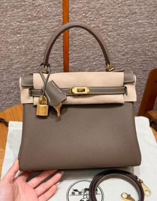 cheap quality Hermes Kelly 25 Togo Etoupe GHW